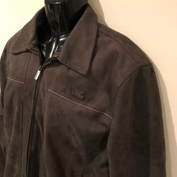 Men's Emporio & Co. Suede Jacket - Picture 14 of 14